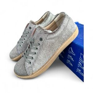Birkenstock Shoes Womens Size 38 / US 7 Arran Grey Hair Low Top Sneakers - NEW